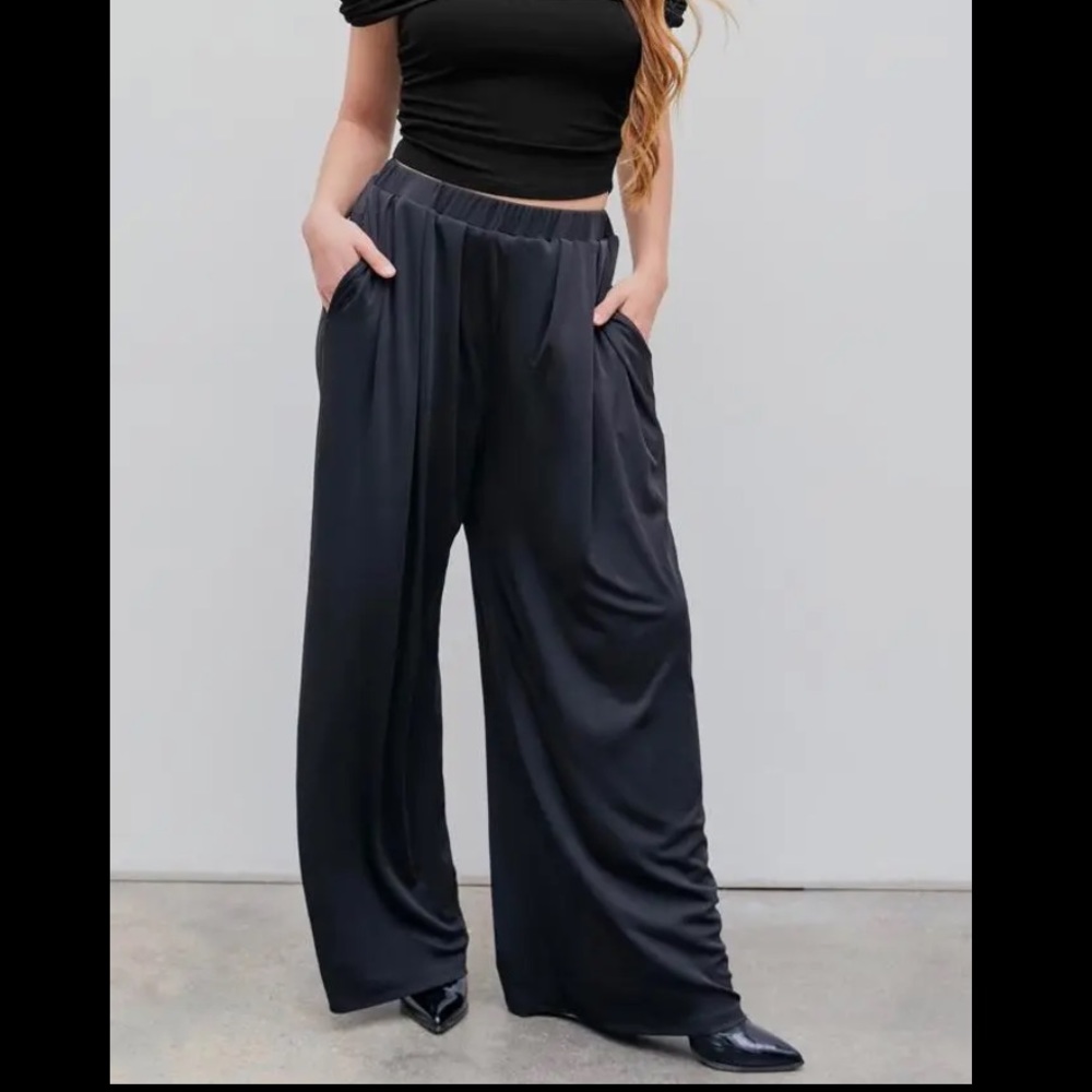 New Cream Cider Womens Wide Leg Pants - Picture 3 of 4